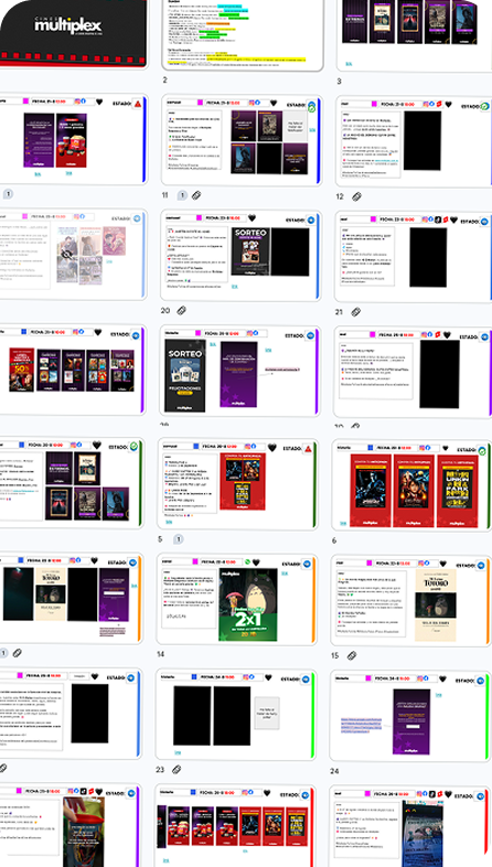 Planificación general de contenidos